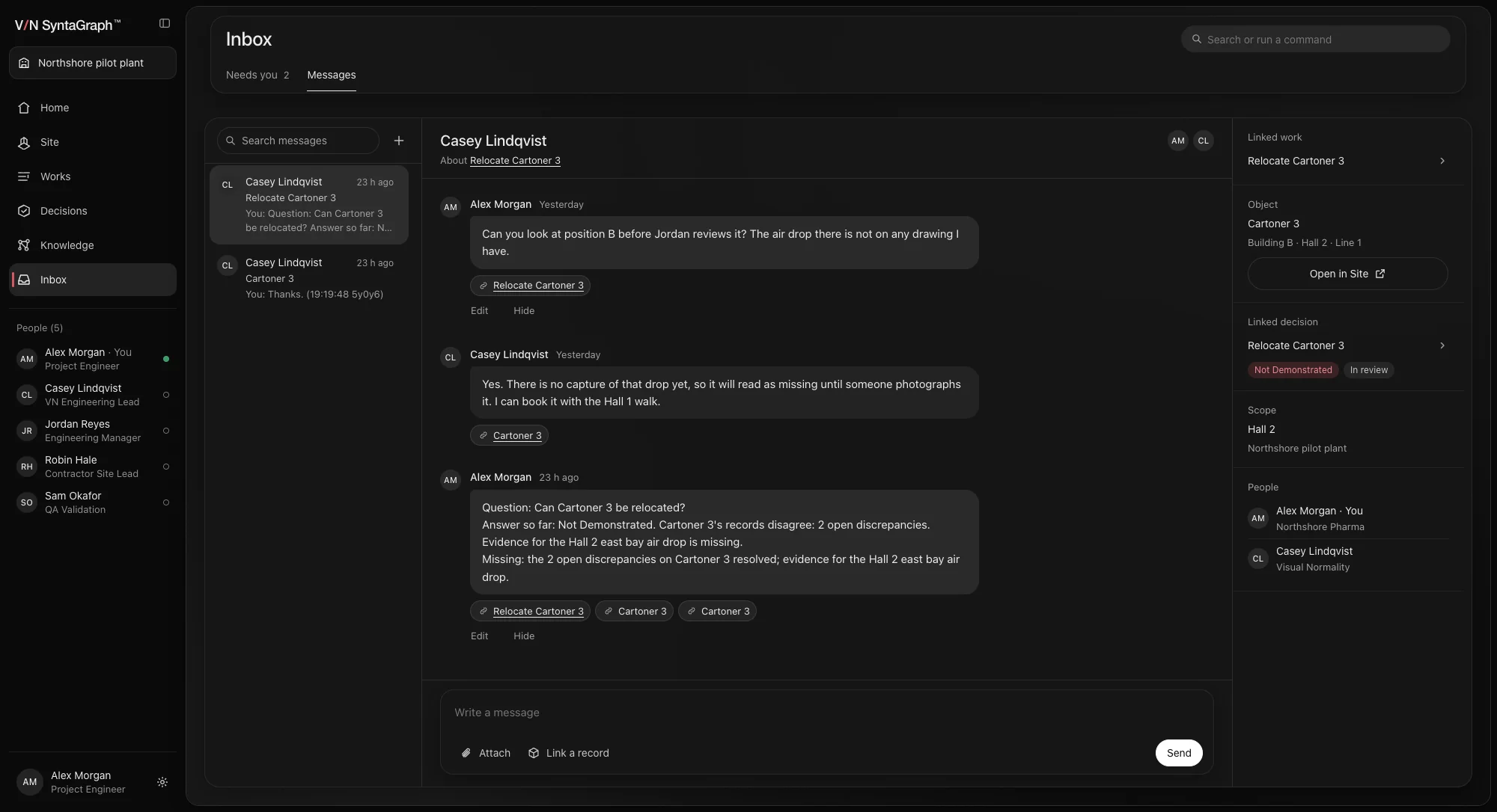 SyntaGraph™ Inbox thread about relocating Cartoner 3